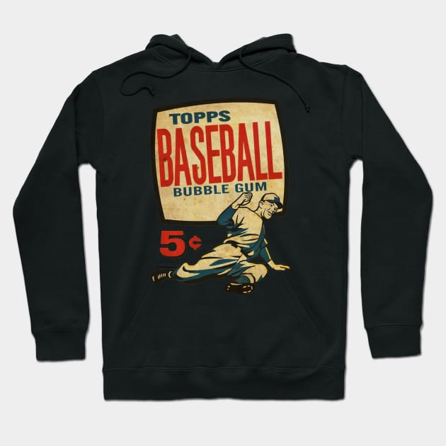 VINTAGE BASEBALL - BASEBALL TOPPS 1987 Hoodie by kedaiadon